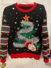 Ugly Holiday Sweater With Lights Xl