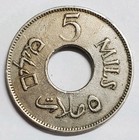 1927 Palestine 5 Mills Coin
