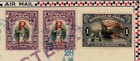 Panama Sc c6-first Day-feb 28 1930-used With Sc f30 pair -registered-air Mail-to