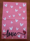Valentine   s Day Decor Dbl Sided Small Garden Flag Polyester 12   x17 5  New  love 