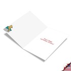 12 Funny Christmas Card Pack W envelopes - Tinsel Dog Nobleworks C6239xsg-b12x1