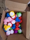 Led Light Up Colorful Rubber Duck Keychains Assorted Set