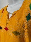 Handmade Embroidered Mexican Blouse - Size Small