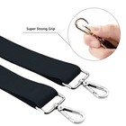 Buyless Fashion 2 Pack Suspender Men 48  Adjustable Straps 1 1 4  X Metal Hooks