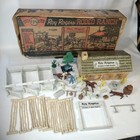 Marx 1950 s Roy Rogers Rodeo Ranch Playset  3992 W  Double R Bar Ranch Tin House
