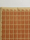 Sheet Of 100 Unused German 1 Mark Dienstmarke Stamps Weimar Era Ww2
