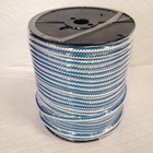 Arborist 12 Strand Polyester Climbing Rope 1 2x200 Ft Blue white Blue Ox Rope