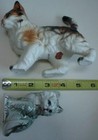 Vintage Lefton Japan H6364 Porcelain Calico Cat Figurine Ceramic Gray Kitten