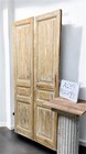 Antique French Double Doors  43 25x93  European Doors  Flat Panel Doors  A639