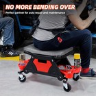 330lbs Heavy Duty Mechanic Stool With Wheels - Rolling Seat For Auto Repair