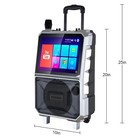 Karaoke Machine With Display Screen Portable Bluetooth Speaker System With Mic