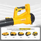 Leaf Blower Cordless For Dewalt 20v Battery - 580cfm   6 Speed Levels  Electric