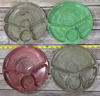 Vintage Gothamware Molded Hard Plastic Picnic Camping Plates Cups Utensils Set