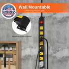 8 Outlet Long Power Strip  2100j Surge Protector Heavy Duty 6ft Cord Wide Spaced