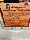 Ty Beanie Baby    authenticated Chilly Beautiful Bear 1st Gen Tush Stain On Fabric