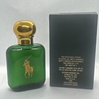 New Ralph Lauren Polo Mens After Shave 44ml 1 5 Oz Green Glass Bottle Gold Cap