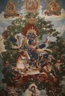Nice Chinese Tibet Buddhism Embroidery Brocade Tapis Thangka Tangka Palden Lhamo