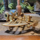Kelvin   Hughes London 1917 Antique Nautical Brass Sextant Navigation Instrument