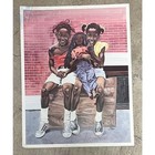 Vintage Tom Mckinney 1987 Print  African American Art  Sisters  Friends  Girls