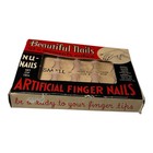 1936 Nu-nails Artificial Finger Nails Box Vintage Antique