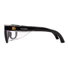 Kleenguard Maverick Safety Glasses  Black Frame  Clear Lens  12 ct  kcc49309 