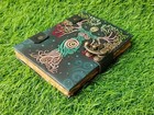 Vintage Leather Bound Hard Cover Notebook Handmade Paper Diary Sketchbook