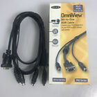 Belkin Omniview Kvm Cable Kit 6ft F3x1105-06 All In One Pro Series Ps 2 Vga New