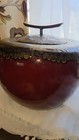 Z Gallerie Oxblood   Gold Colored Ginger Jar Vintage   Beautiful 