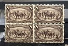Usa Stamps  289 Block Mint Og Nh vlh On One Stamp