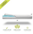 New- Organic Cotton Dual-sided Mini Crib Mattress  38x24x3 Premium Memory Foam
