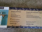 Sauder Hanging Quilt Rack  Medium Oak Finish   In Box 9151-672  New In Box 