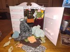 Vintage 1960s Barbie Susy Goose Closet Wardrobe Huge Clothing Lot Stamped Hanger