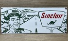 Vintage Sinclair Gasoline Porcelain Sign Gas Station Pump Motor Oil Route 66
