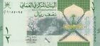 Oman 1 2  half  Rial Unc Banknote  2020 2021 P-51  Uncirculated Middle Eastern