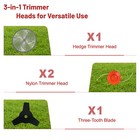 52cc 4-in-1 2-stroke Grass String Trimmer Lawn Mower Gas Trimmer Weed Eater Us