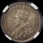 Canada 1918  25 Cents Old Silver World Coin Ngc Au  2673