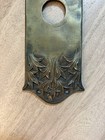 Antique Yale   Towne Y t 12    Cast Brass Door Knob Back Plate Escutcheon