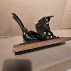 1800 s Miniature Antique Business Calling Card  Tabletop Letterpress Cast Iron