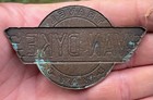 Vintage Van Dyke Travel Ways Bus Driver Brass Hat Badge