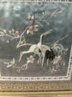 Antique Asian Silk Embroidered Art Professional Framed Gorgeous