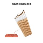 Incraftables Watercolor Paint Brushes Set  12 Pcs   Round Art Paint Brushes