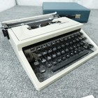 Vtg Olivetti Lettera 31 Typewriter Portable Italy Working W  Case 1968 Dora