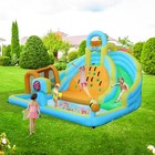 Inflatable Water Slide ounce House With Water Bucket With Air Blower