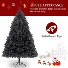 Fch 6ft 1050 Branches Pvc Christmas Tree Black