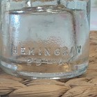 Hemingray Clear Vintage Glass Insulator Embossed Date 25-57