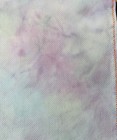 Hand Dyed Cross Stitch Fabric 14 Ct  Aida 20   x 27        cosmos   