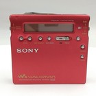 Sony Mz-r900 Compact Md Walkman Portable Minidisc Player Recorder Red Japan