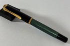 Pelikan Souveran M400 Green Stripe 14c-585 Fountain Pen M Nib