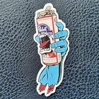 Vintage Beer Can Zombie Arm Sticker Vinyl Retro Vintage Santa Cruz Hipster 3   