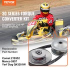 Vevor Go Kart Torque Converter 3 4  Clutch Kit 30 Series Asymmetrical Drive Belt